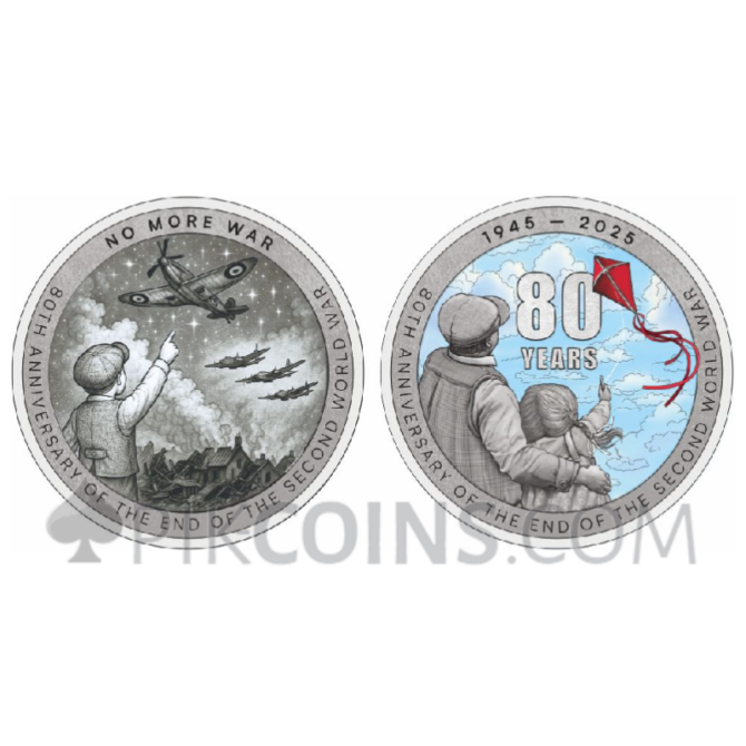 American Eagle - 80th Anniversary Of The End Of World War II 1oz USA 2025 - Image 6