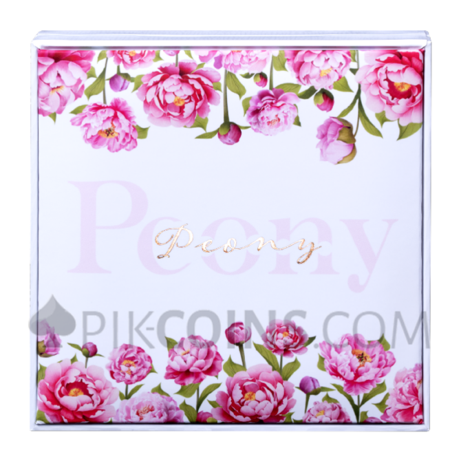 Peony 2oz 5$ Solomon Islands 2025 - Image 3