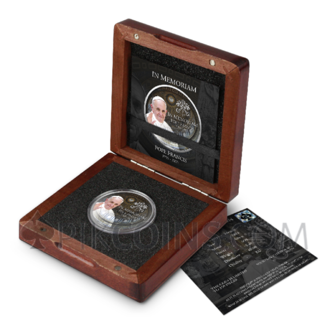 In Memoriam Pope Francis - Libertad 1 Onza 1oz Mexico 2024 - Image 5