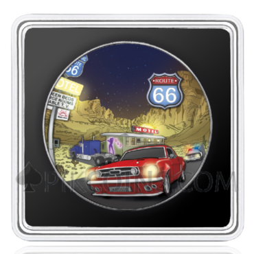 Route 66 - America's Famous Roads 1oz 1$ USA 2025