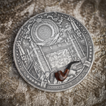 Sherlock Holmes - The Sign Of Four 2oz 5$ Niue 2024