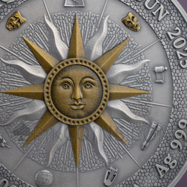 Melpomene And Thalia - The Nine Muses 2oz 2000 Francs CFA Cameroon 2025