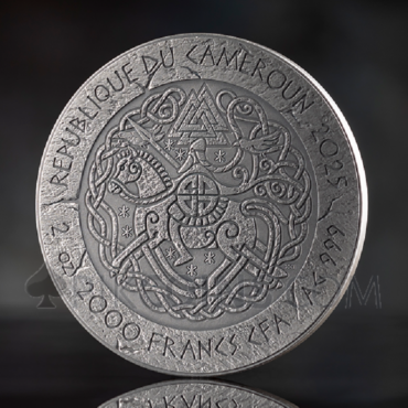 Bjorn Ironside - The Way To Valhalla 2oz 2000 Francs CFA Cameroon 2025