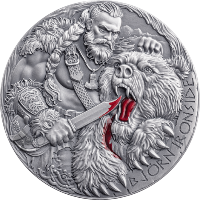 Bjorn Ironside - The Way To Valhalla 2oz 2000 Francs CFA Cameroon 2025 - Image 4