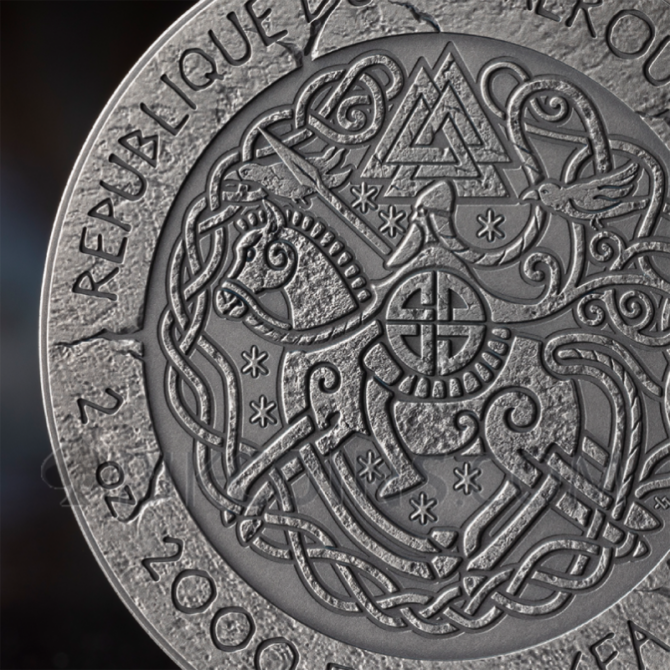 Bjorn Ironside - The Way To Valhalla 2oz 2000 Francs CFA Cameroon 2025 - Image 7