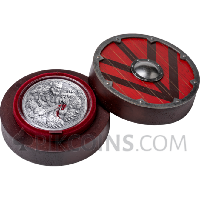 Bjorn Ironside - The Way To Valhalla 2oz 2000 Francs CFA Cameroon 2025 - Image 8
