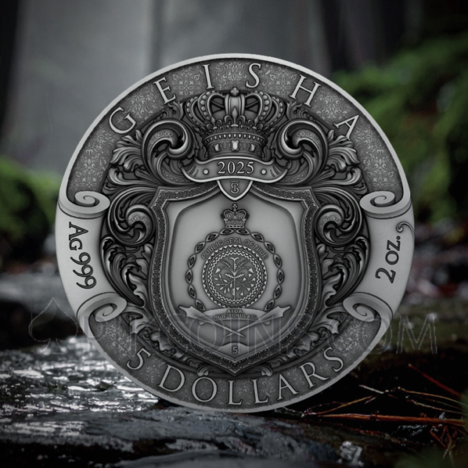 Geisha - Whispers of Grace 5$ 2oz Niue 2025 - Image 2