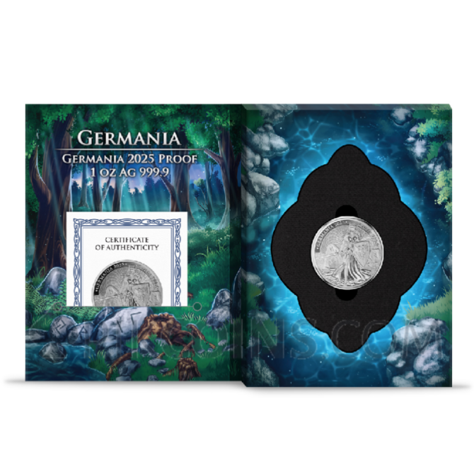 Germania 1oz 5 Mark Silver Proof 2025 - Image 4