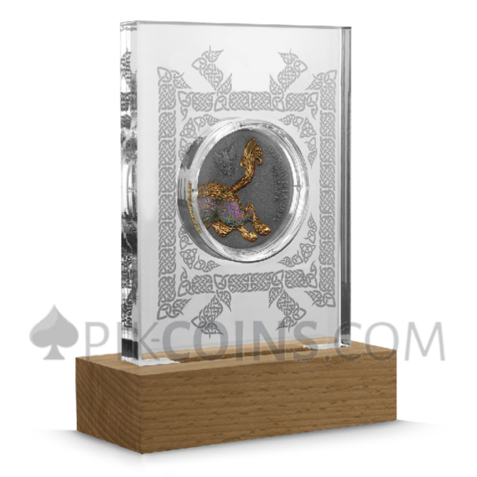 Germania Beasts - Gullinbursti Ultra Double High Relief 2oz Silver BU 10 Mark 2025 - Image 6
