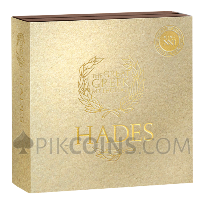 Hades - The Great Greek Mythology 2000 Francs CFA 2oz Cameroon 2025 - Image 3