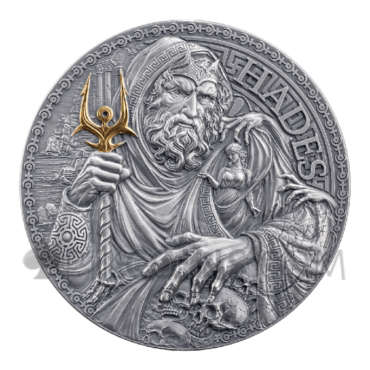 Hades - The Great Greek Mythology 2000 Francs CFA 2oz Cameroon 2025