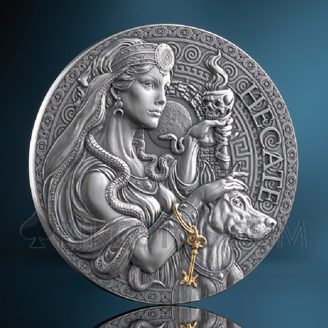 Hecate - The Great Greek Mythology 2000 Francs CFA 2oz Cameroon 2025