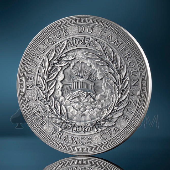 Hecate - The Great Greek Mythology 2000 Francs CFA 2oz Cameroon 2025 - Image 2