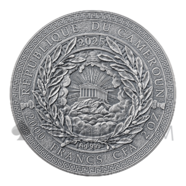 Hecate - The Great Greek Mythology 2000 Francs CFA 2oz Cameroon 2025