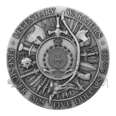 Leonidas I - Legendary Warriors 5$ 2oz Niue 2025