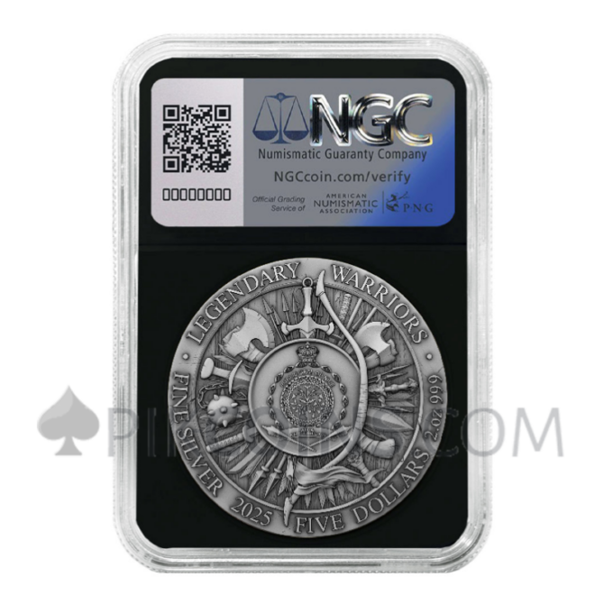 Leonidas I - Legendary Warriors 5$ 2oz Niue 2025 - Image 4