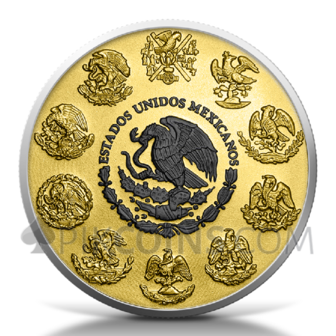 Libertad – Black Platinum Gold and Silver 1 Onza 1oz Mexico 2024 - Image 2