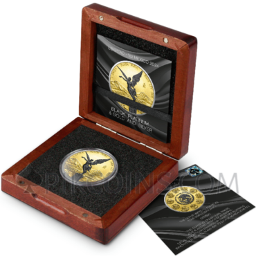 Libertad – Black Platinum Gold and Silver 1 Onza 1oz Mexico 2024