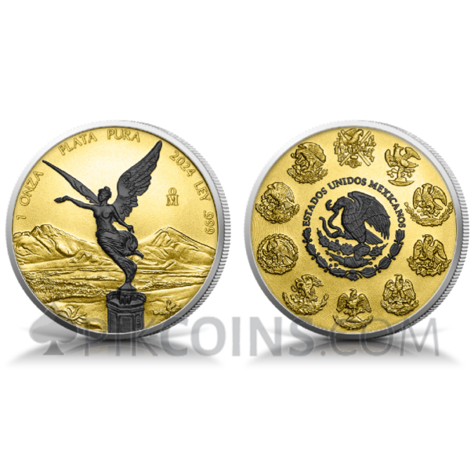 Libertad – Black Platinum Gold and Silver 1 Onza 1oz Mexico 2024 - Image 5