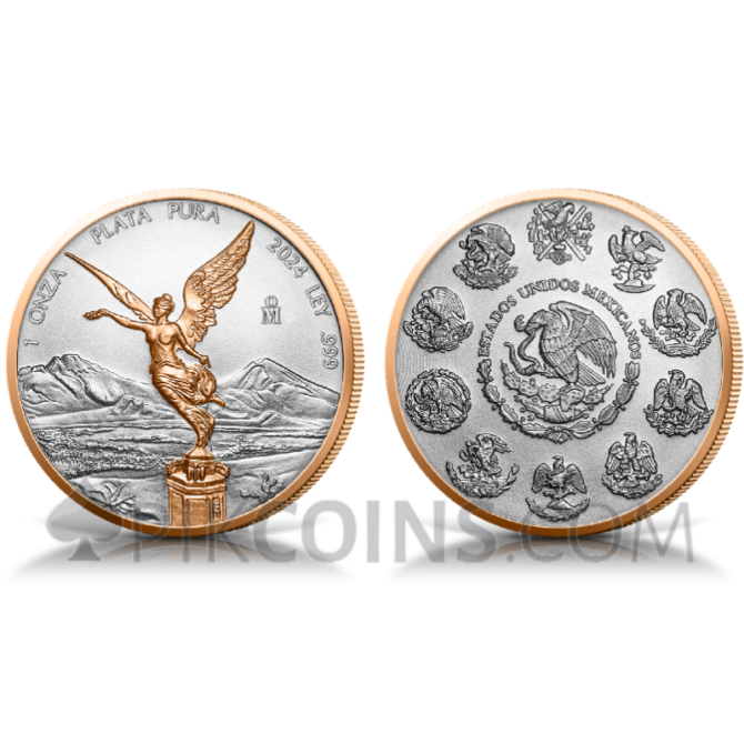 Libertad - Red Gold 1 Onza 1oz Mexico 2024 - Image 4