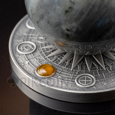 Moon - Solar System 2oz 10 Cedis Ghana 2025