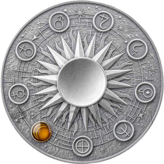 Moon - Solar System 2oz 10 Cedis Ghana 2025 - Image 5