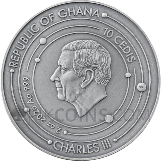 Neptune - Solar System 2oz 10 Cedis Ghana 2025 - Image 6
