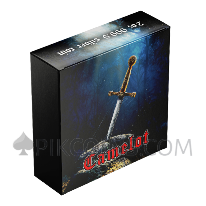 Sir Perceval - Camelot 2oz 5$ Niue 2023 - Image 3