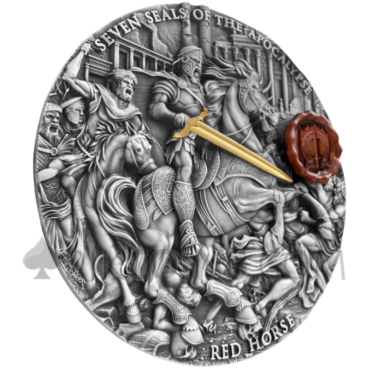 Red Horse - Seven Seals of the Apocalypse 7$ 3oz Niue 2025