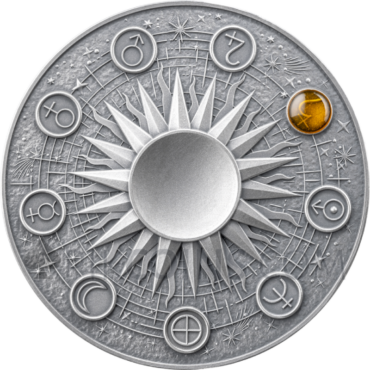 Saturn - Solar System 2oz 10 Cedis Ghana 2025