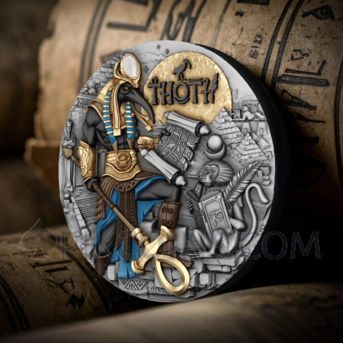 Thoth - Echoes Of Egypt 2oz 5$ Niue 2025 - Image 6