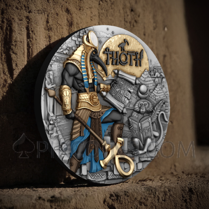 Thoth - Echoes Of Egypt 2oz 5$ Niue 2025 - Image 8