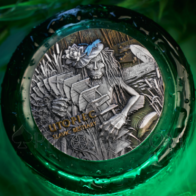 Utopiec - Slavic Bestiary 2000 Francs CFA 3oz Cameroon 2024