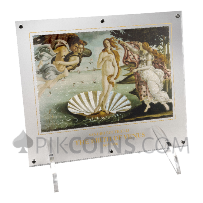 The Birth Of Venus - Giants Of Art 1kg 100$ Samoa 2025 - Image 2