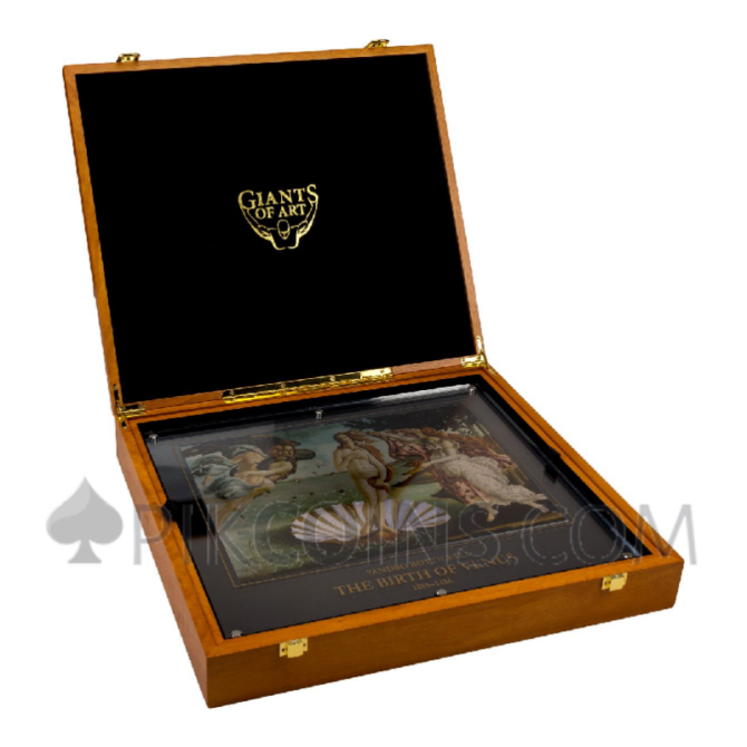 The Birth Of Venus - Giants Of Art 1kg 100$ Samoa 2025 - Image 3