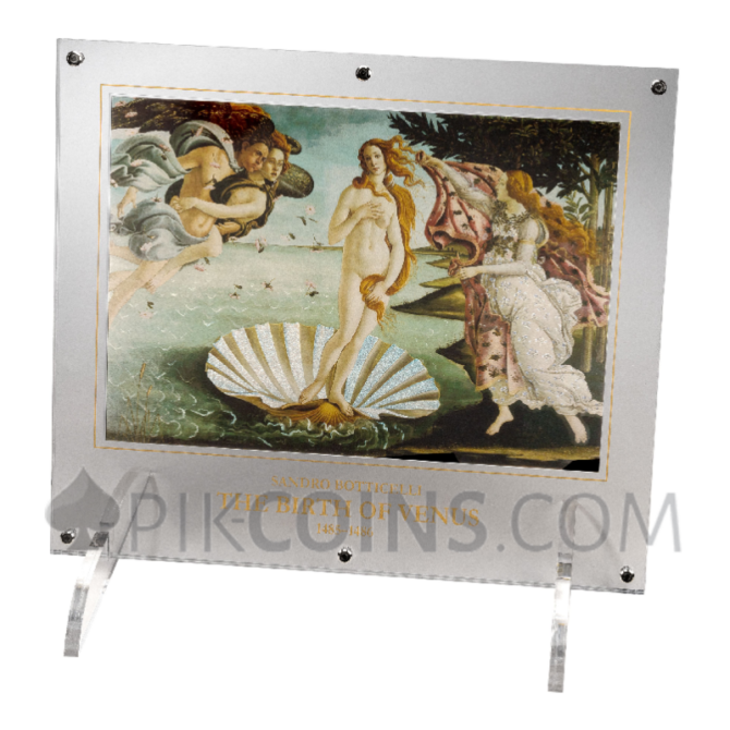 The Birth Of Venus - Giants Of Art 1kg 100$ Samoa 2025 - Image 5