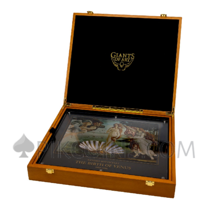 The Birth Of Venus - Giants Of Art 1kg 100$ Samoa 2025 - Image 6