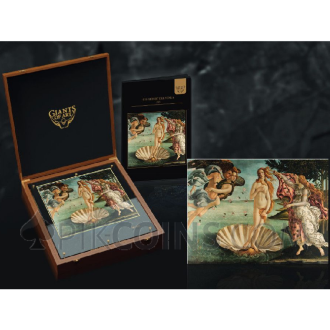 The Birth Of Venus - Giants Of Art 1kg 100$ Samoa 2025 - Image 8