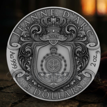 Jeanne d’Arc - Flame of Faith 2oz 5$ Niue 2025