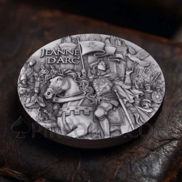 Jeanne d’Arc - Flame of Faith 2oz 5$ Niue 2025