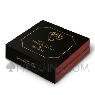 Maple Leaf - Diamond Dust & 24k Gold 1oz 5$ 2025