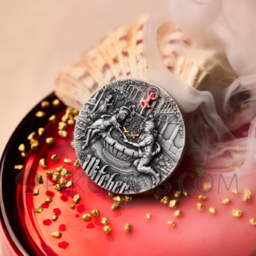 Season of Storms - The Witcher Book 2oz 5$ Niue 2025