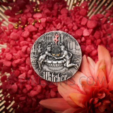 Season of Storms - The Witcher Book 2oz 5$ Niue 2025