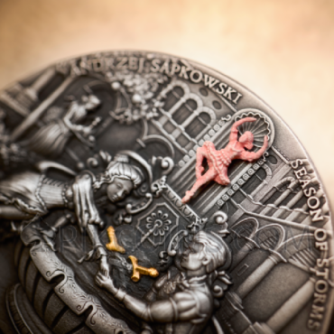 Season of Storms - The Witcher Book 2oz 5$ Niue 2025