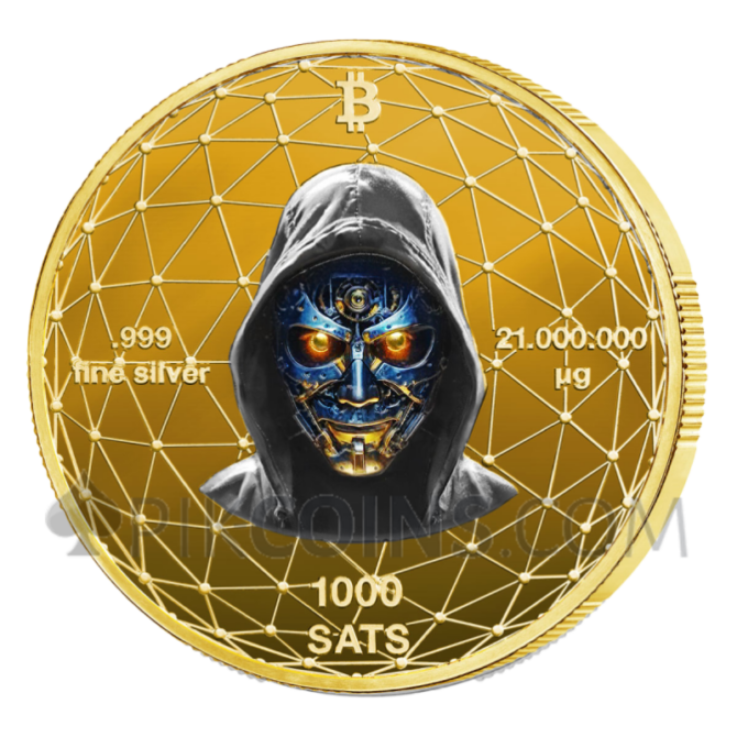 Satoshi Silver - Czech Republic 1000 Sats 21g 2025 - Image 2