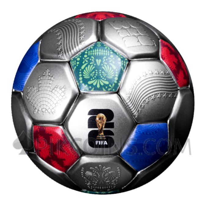 Fifa Spherical Football 10$ 3oz Solomon Islands 2026