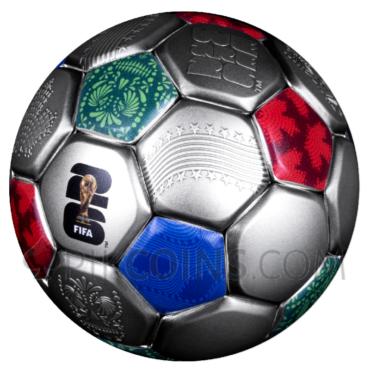 Fifa Spherical Football 10$ 3oz Solomon Islands 2026