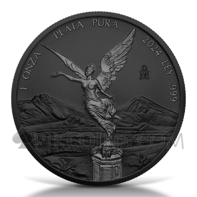 Libertad – Black Platinum and Ruthenium 1 Onza 1oz Mexico 2024