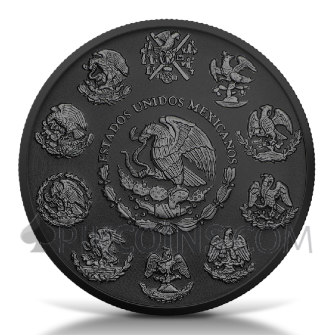 Libertad – Black Platinum and Ruthenium 1 Onza 1oz Mexico 2024 - Image 2