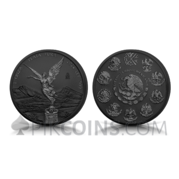 Libertad – Black Platinum and Ruthenium 1 Onza 1oz Mexico 2024